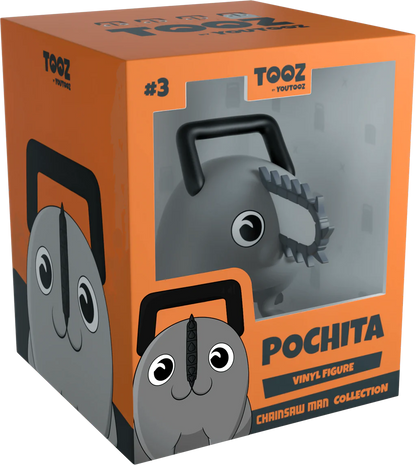 Chainsaw Man Pochita Black & White Youtooz Vinyl Figure