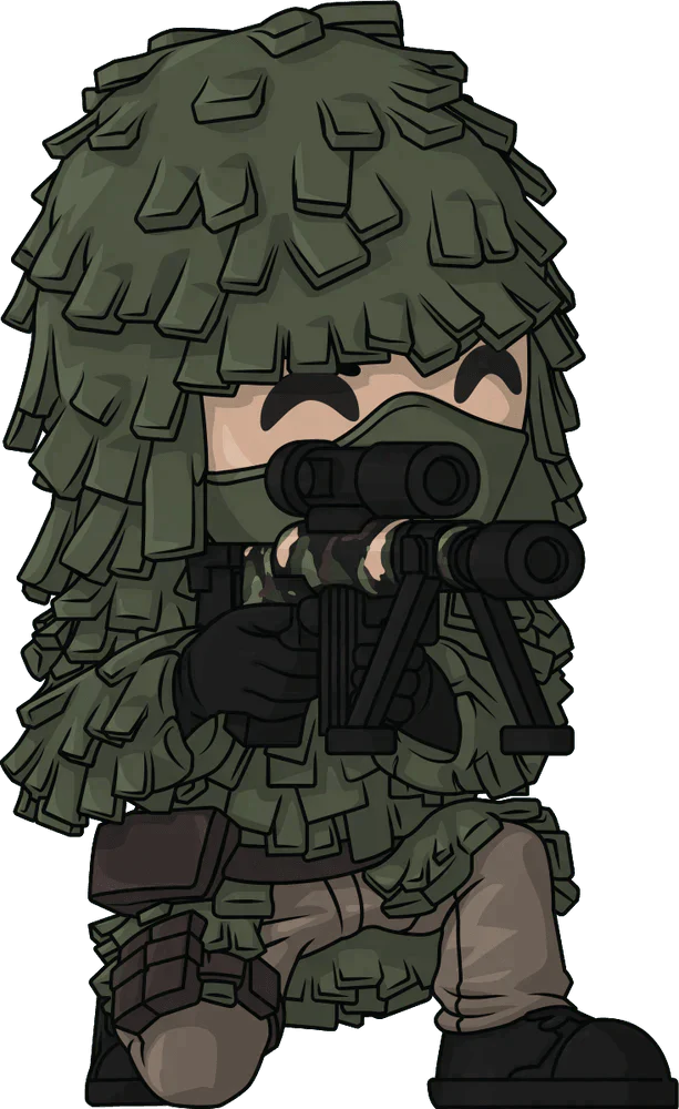 Call of Duty Ghillie Suit Sniper Youtooz Vinyl Figure