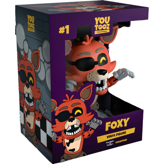 Five Nights At Freddys - Foxy Flocked Youtooz Vinyl Figure