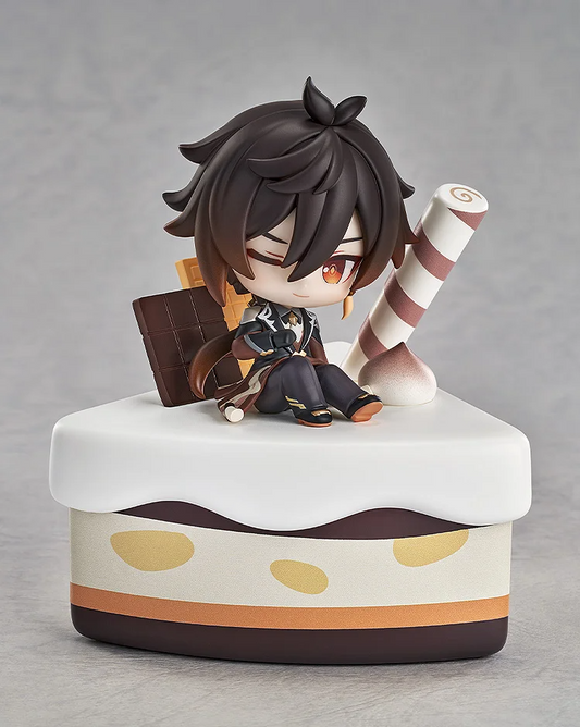 Genshin Impact Wondrous Travels Series Statue Zhongli Chibi